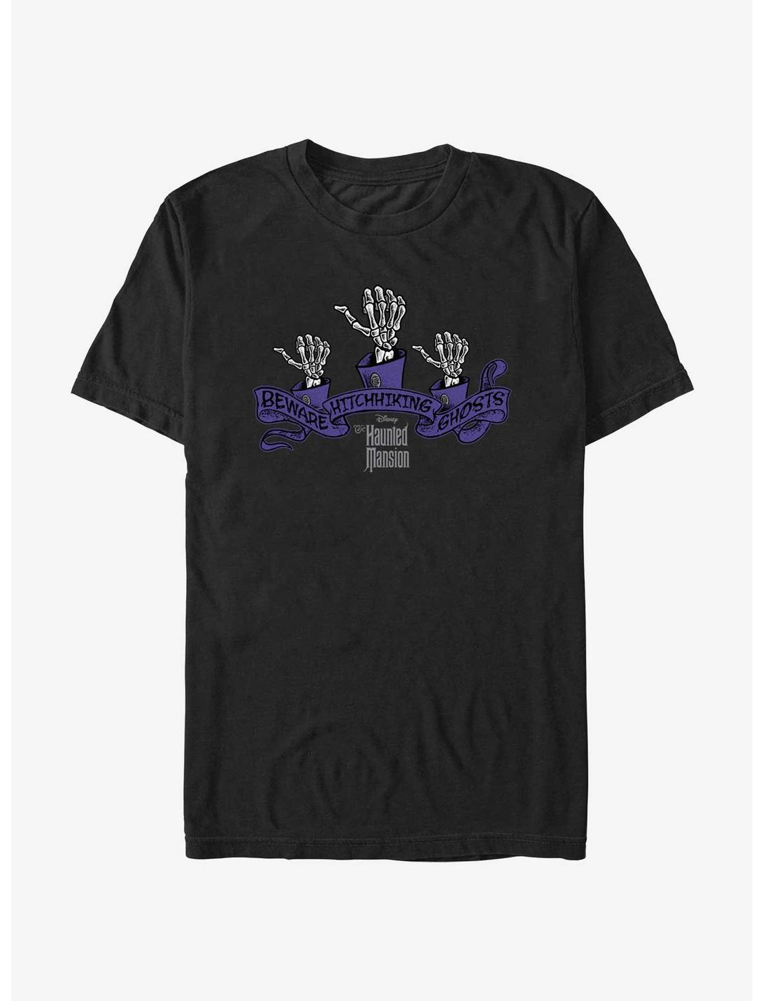 Disney-Haunted-Mansion-Beware-Hitchhiking-Ghosts-Kid-Tee-Unisex-T-Shirt-HTS1558 Disney Haunted Mansion Beware Hitchhiking Ghosts Kid Tee - Unisex T-Shirt HTS1558