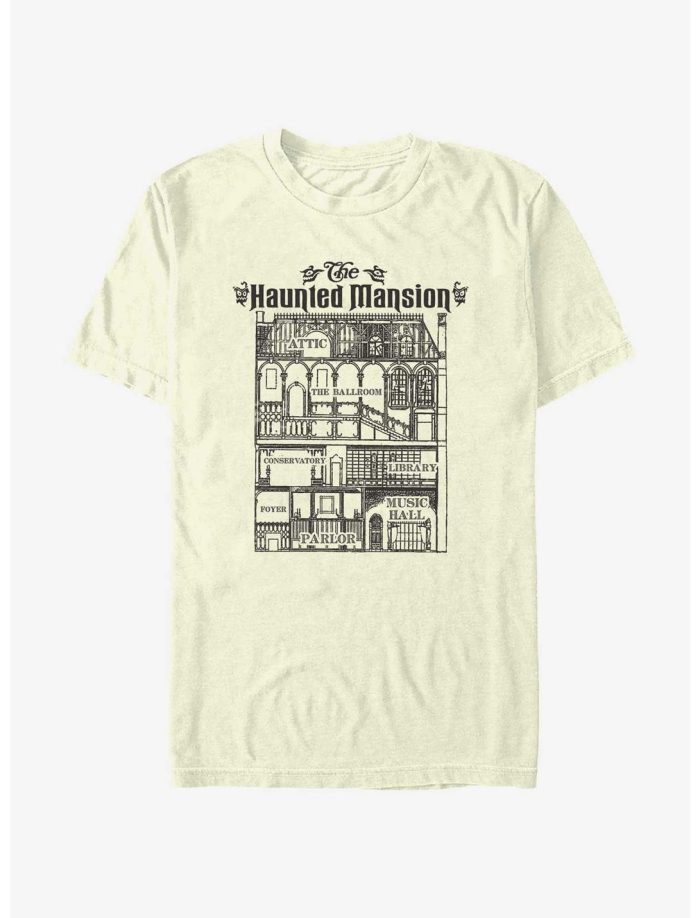 Disney Haunted Mansion Blueprint Kid Tee - Unisex T-Shirt HTS1559