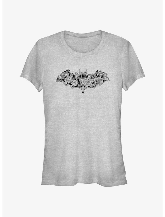 Disney Haunted Mansion Characters Within Bat Girls T-Shirt Women Lady T-Shirt HTS4846