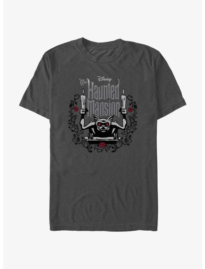 Disney Haunted Mansion Gargoyle With Candles Kid Tee - Unisex T-Shirt HTS1579