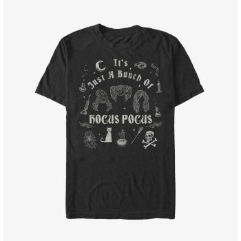 Disney Hocus Pocus A Bunch of Hocus Pocus Extra Soft Kid Tee - Unisex T-Shirt HTS1657