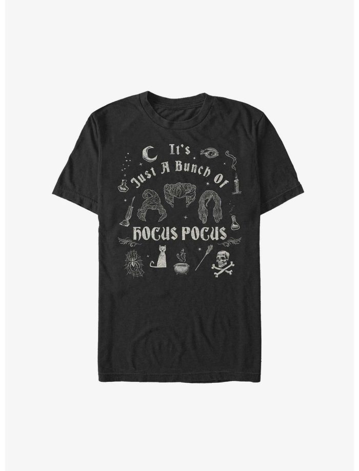 Disney Hocus Pocus A Bunch of Hocus Pocus Extra Soft Kid Tee - Unisex T-Shirt HTS1657