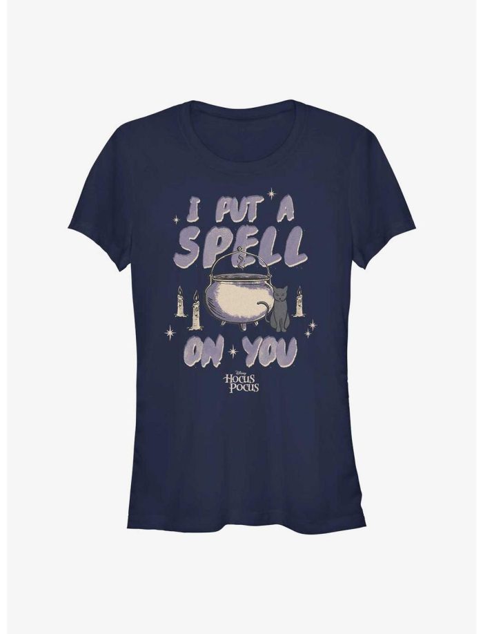 Disney Hocus Pocus I Put A Spell On You Girls T-Shirt Women Lady T-Shirt HTS4969