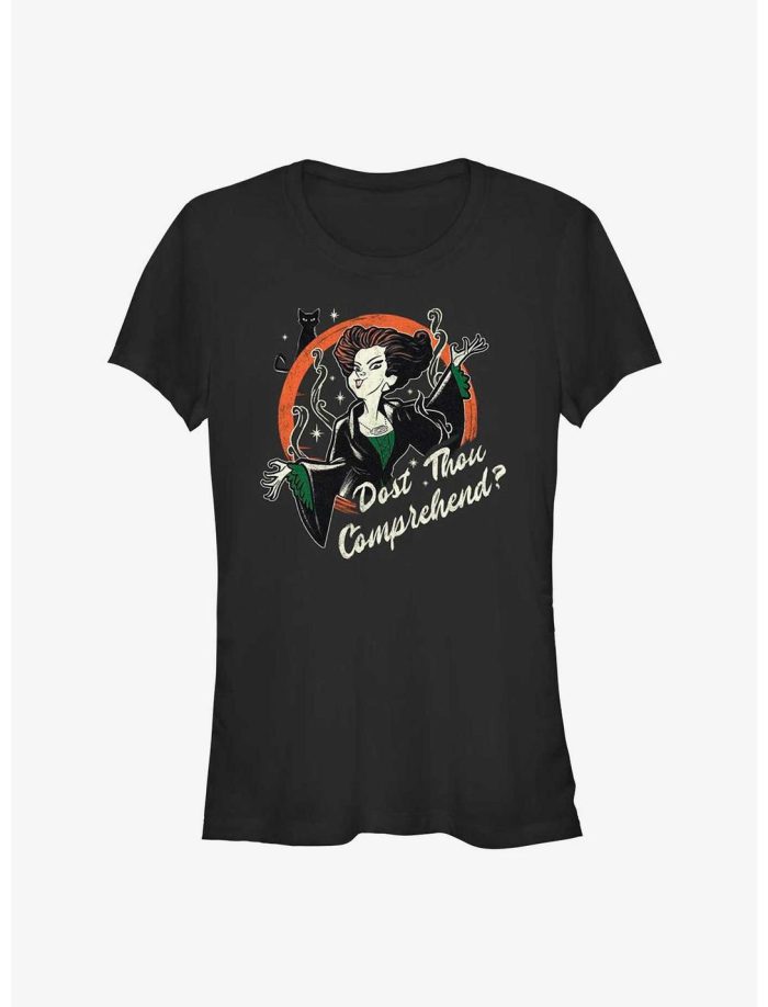 Disney Hocus Pocus Winnie Dost Thou Comprehend Girls T-Shirt Women Lady T-Shirt HTS4912