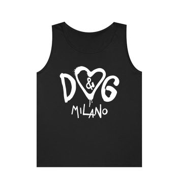 Dolce & Gabbana Bejeweled Graffiti Unisex Tank Top TTTB0975