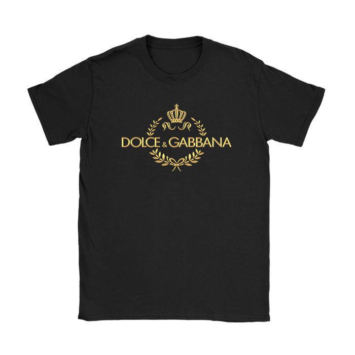 Dolce & Gabbana Crown Gold Luxury Kid Tee Unisex T-Shirt TTB1885