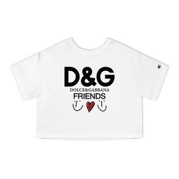 Dolce & Gabbana Friends Champion Women Cropped T-Shirt CTB2833
