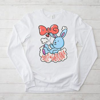 Dolce & Gabbana Graphic Kid Tee Unisex Longsleeve ShirtLTB0862