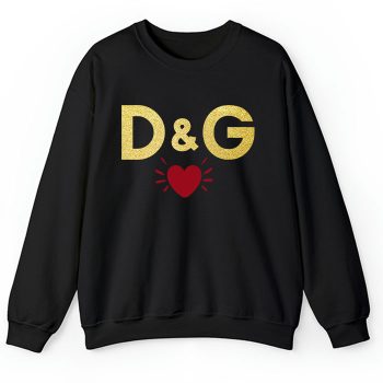 Dolce & Gabbana Heart Gold Luxury Crewneck Sweatshirt CSTB0882