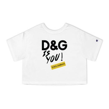 Dolce & Gabbana Is You Champion Women Cropped T-Shirt CTB2831