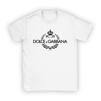 Dolce & Gabbana King Logo Luxury Kid Tee Unisex T-Shirt TTB1848