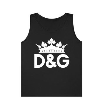 Dolce & Gabbana King Logo Luxury Unisex Tank Top TTTB0964
