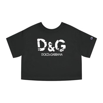 Dolce & Gabbana Logo Champion Women Cropped T-Shirt CTB2830