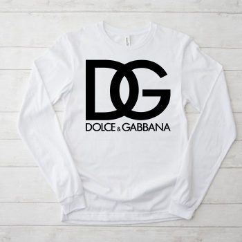 Dolce & Gabbana Logo Luxury Kid Tee Unisex LongsleeveShirt LTB0826