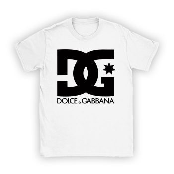 Dolce & Gabbana Logo Luxury Kid Tee Unisex T-Shirt TTB1856