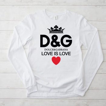 Dolce & Gabbana Love Is Love Kid Tee Unisex Longsleeve ShirtLTB0857