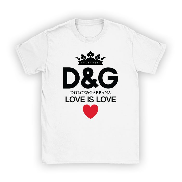 Dolce & Gabbana Love Is Love Kid Tee Unisex T-Shirt TTB1883