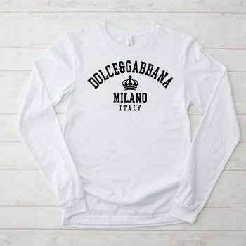 Dolce & Gabbana Milano Italy Kid Tee Unisex LongsleeveShirt LTB0849