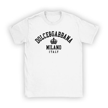 Dolce & Gabbana Milano Italy Kid Tee Unisex T-Shirt TTB1875