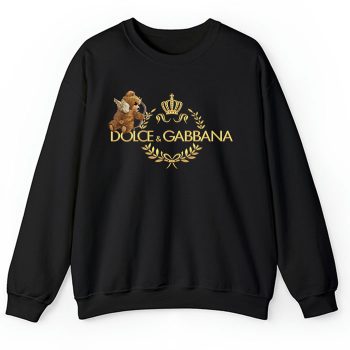 Dolce & Gabbana Teddy Bear Gold Luxury Crewneck Sweatshirt CSTB0874
