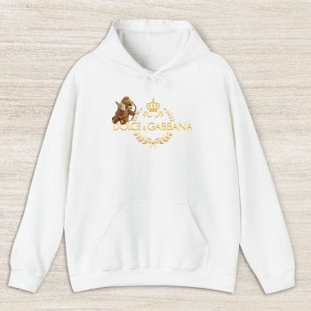 Dolce & Gabbana Teddy Bear Gold Luxury Unisex Pullover Hoodie HTB1109