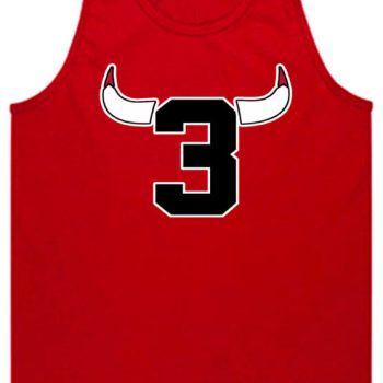 Dwyane Wade Chicago Bulls "3 Logo" Dwayne Unisex Tank Top