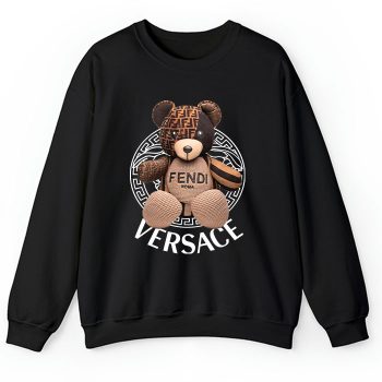 Fendi Versace Circle Teddy Bear Crewneck Sweatshirt CSTB0279