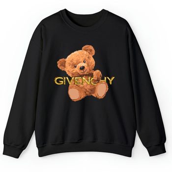 Givenchy Gold Logo Luxury Teddy Bear Crewneck Sweatshirt CSTB0646