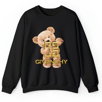 Givenchy Gold Logo Luxury Teddy Bear Crewneck Sweatshirt CSTB0647