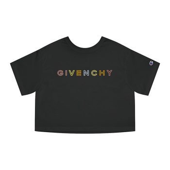 Givenchy Logo Luxury Champion Women Cropped T-Shirt CTB2605