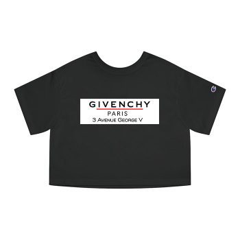 Givenchy Logo Luxury Champion Women Cropped T-Shirt CTB2607