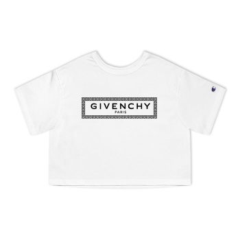 Givenchy Logo Luxury Champion Women Cropped T-Shirt CTB2609