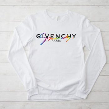 Givenchy Logo Luxury Kid Tee Unisex Longsleeve Shirt LTB0607