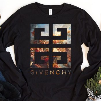 Givenchy Logo Luxury Kid Tee Unisex Longsleeve Shirt LTB0653