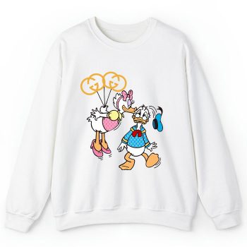 Gucci Donald Duck And Daisy Duck Crewneck Sweatshirt CSTB0358