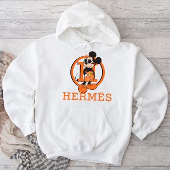 Hermes Mickey Mouse Unisex Pullover Hoodie HTB0835