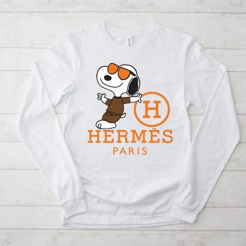 Hermes Paris Snoopy Kid Tee Unisex Longsleeve Shirt LTB0579