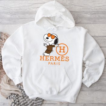 Hermes Paris Snoopy Unisex Pullover Hoodie HTB0833