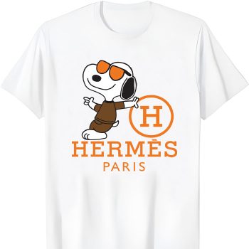 Hermes Paris Snoopy Unisex T-Shirt TTB1605