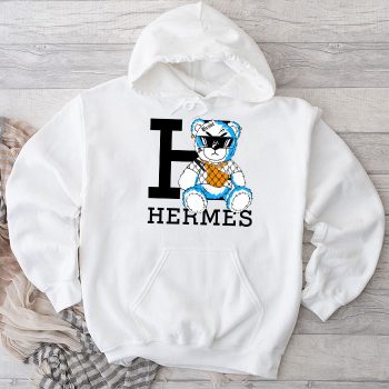 Hermes Teddy Bear Cool Unisex Pullover Hoodie HTB0837
