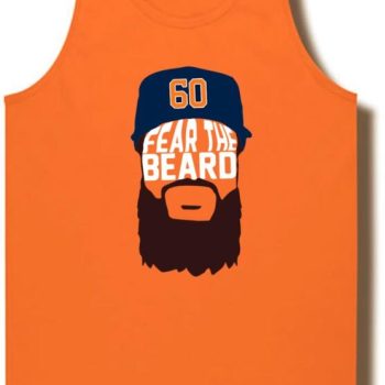 Houston Astros Dallas Keuchel "Fear The Beard Pic" Unisex Tank Top