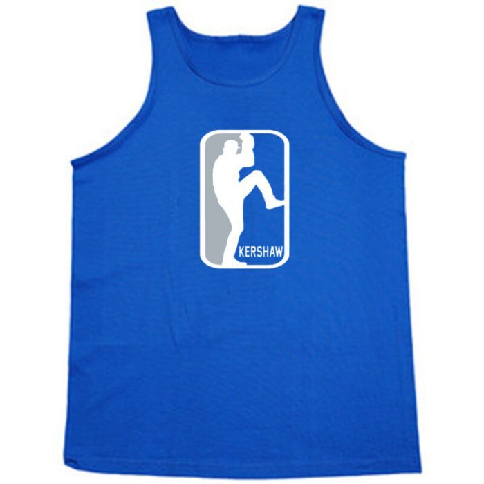 Los Angeles Dodgers Clayton Kershaw "Mlb Logo" Unisex Tank Top