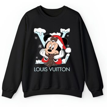 Louis Vuitton Logo Luxury Chrismate Mickey Mouse Crewneck Sweatshirt CSTB1206