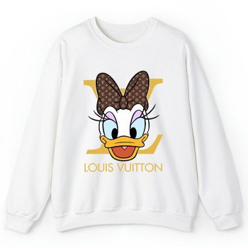 Louis Vuitton Logo Luxury Daisy Duck Crewneck Sweatshirt CSTB1083