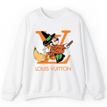 Louis Vuitton Logo Luxury Halloween Pumpkin Minnie Mouse Crewneck Sweatshirt CSTB1193