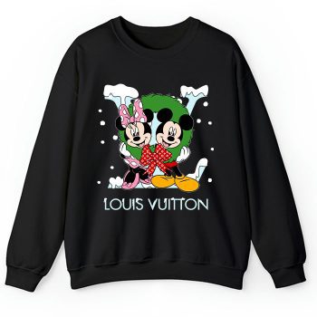 Louis Vuitton Logo Luxury Minnie Mouse Mickey Mouse Crewneck Sweatshirt CSTB1020
