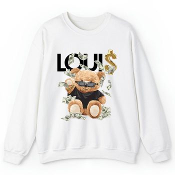 Louis Vuitton Logo Luxury Teddy Bear Crewneck Sweatshirt CSTB1044