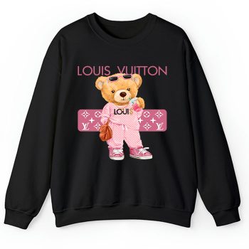 Louis Vuitton Logo Luxury Teddy Bear Crewneck Sweatshirt CSTB1072