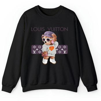 Louis Vuitton Logo Luxury Teddy Bear Crewneck Sweatshirt CSTB1073