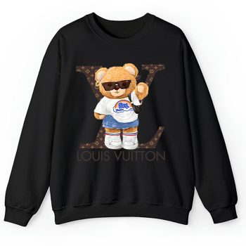 Louis Vuitton Logo Luxury Teddy Bear Crewneck Sweatshirt CSTB1077